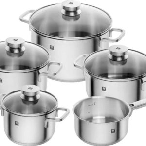 Zwilling Topf-Set »Focus«, Edelstahl 18/10, (Set, 9-tlg), Induktion für 107,10€ (statt 189,95 €)