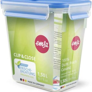 Emsa Clip &amp; Close 508543 - 1,5L Frischhaltedose (gratis Versand mit Prime/Abholstation)