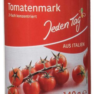 4x Jeden Tag Tomatenmark 140 g Dose für 1,86€ / 1 Dose für 46 Cent