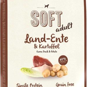 Bosch SOFT Hun­de-Tro­cken­fut­ter Land-Ente &amp; Kartoffel 12,5kg für 40 € (statt 54,99 €)