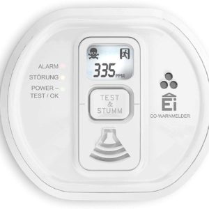 Ei Electronics Ei208D CO Kohlenmonoxidmelder (mit Display und 10-Jahres-Batterie)