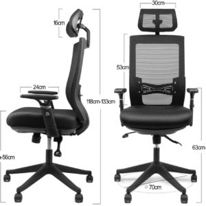 Amazon Blitzangebot: Aiidoits Bürostuhl, Ergonomischer Schreibtischstuhl bis 150kg (€139,99 statt €169,99)