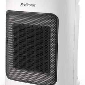 Pro Breeze Mini Keramik Heizlüfter Kaltstufe Ventilator 3 Stufen 2000 Watt Weiß für 56,99 € (statt 70,92 €)