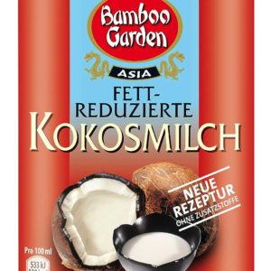 Bamboo Garden Kokosmilch fettreduziert, 1er Pack (1 x 400 ml)