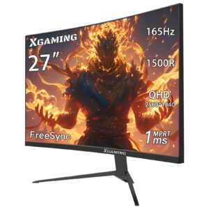 Curved Gaming Monitor 27 Zoll 165Hz QHD