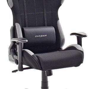 DX RACER 5 Com­pu­ter­stuhl Game Chair Bürostuhl in schwarz und grau für 186,99 € (statt 262,95 €)