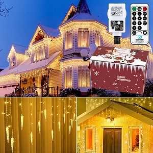 Eisregen Lichterkette 11m mit 400 LEDs für 19,99€ (statt 56€)