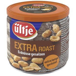 ültje Extra Roast Erdnüsse, gesalzen, Dose, 180g für 1,27€ ( statt 1,99)[Prime Spar Abo]