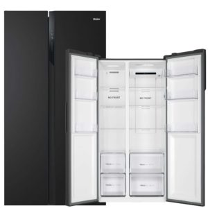 Haier HSR3918ENPB Side-by-Side Kühl-/Gefrierkombination schwarz für 778,95 € (statt 859 €)