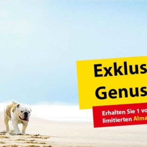 Hochwertiges und limitiertes Almased-Trinkglas gratis​ kostenlos