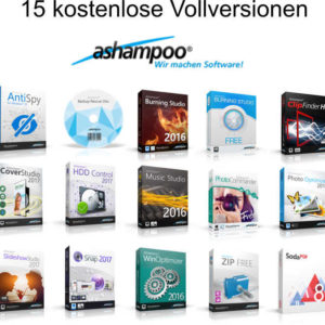 15 kostenlose Vollversionen von Ashampoo für Windows-Computer