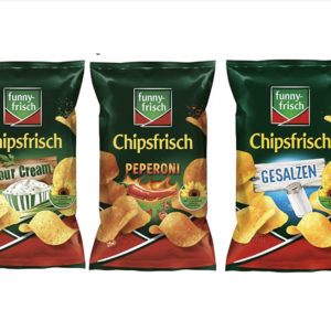 Amazon Sparabo: 10er Pack Funny Frisch Chipsfrisch ab 9,09€ (= ~91ct/Tüte) -&gt; Gesalzen/Sour Cream/Peperoni