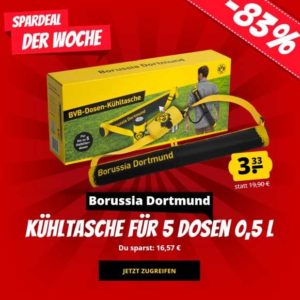 BVB Kühltasche für 5x 0,5L Dosen für 3,33 zzgl. Versand