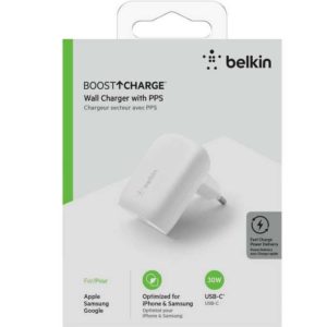 Belkin BOOST CHARGE 30W USB-C PD-Ladegerät mit PPS für 13,89€ statt 17,84€