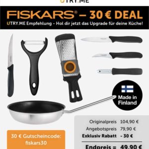 Fiskars Küchenset für 49,90€ (statt 73€)