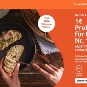 Argeta - 1€ Probierpreis für Europas Nr. 1