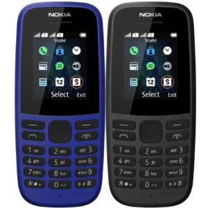 Nokia 105 Dual-Sim Handy | ohne Simlock | 4,5 cm (1,77 Zoll) Display