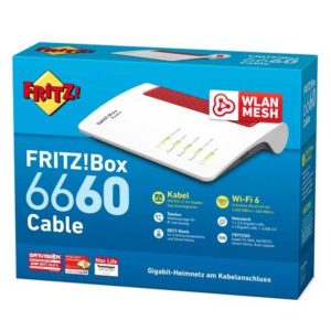 WLAN Mesh Router AVM FRITZ!Box 6660 Cable mit Kabelanschluss für 179€ (statt 203€)