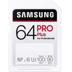 SAMSUNG PRO Plus SDXC Speicherkarte 64 GB 100 MB/s (MB-SD64H/EU) für 7,99€ (statt 13€)