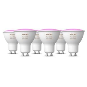 Philips Hue GU10 White &amp; Color Ambiance - 6er Pack (3x2) für 156,90€ (statt 216€)