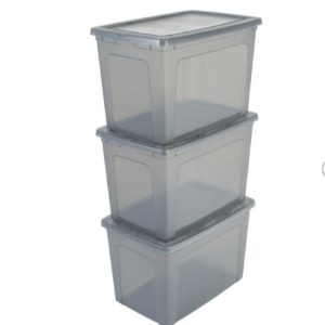 3x 70 L Kunststoffbox für 22,99€