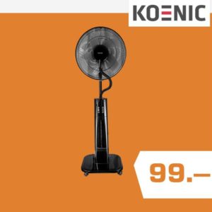 KOENIC KSFW 40321 TRC Standventilator Schwarz (70 Watt) fü 99€ (statt 119€