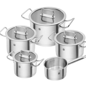 ZWILLING Pro Topfset mit Glasdeckeln 5-teilig für 123,15€ (statt 188€)