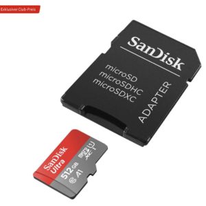 SanDisk Ultra A1 microSD 512GB für 39,60€ (statt 57€)