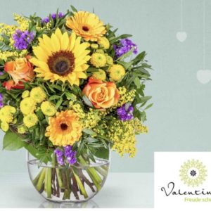 Valentins - Blumen und Geschenke Wertgutschein für 4,80€ (statt 12€)