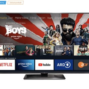 OK. ODL 43850UV-TFB Fire TV (Flat, 43 Zoll / 109 cm, UHD 4K)  für 199€ (statt 233€)