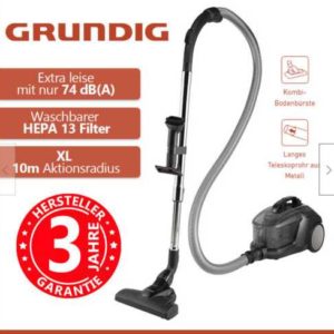 Grundig VCC 6670 Bodenstaubsauger ohne Beutel für 59,90€