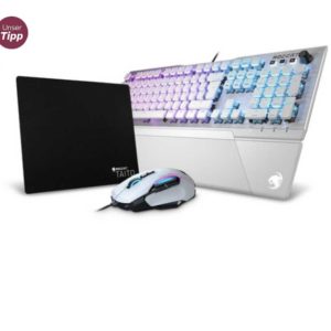 ROCCAT »Gaming-Set 3in1, Vulcan, Kone Aimo, Taito Mini« Tastatur-, Maus- und Mauspad-Set für 109€ (statt 216€)