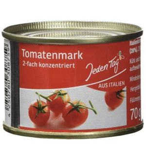 🍅 Jeden Tag Tomatenmark 2-fach konzentriert 70g für 0,29€