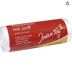 Jeden Tag Müllbeutel Griff 25L für 0,55€ (statt 0,95€)