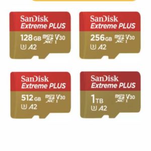 SanDisk Extreme PLUS A2 microSD ab 14,28€  (128GB/ 256GB/ 512GB/ 1TB) z.B. 256GB für 22,68€ Bestpreis