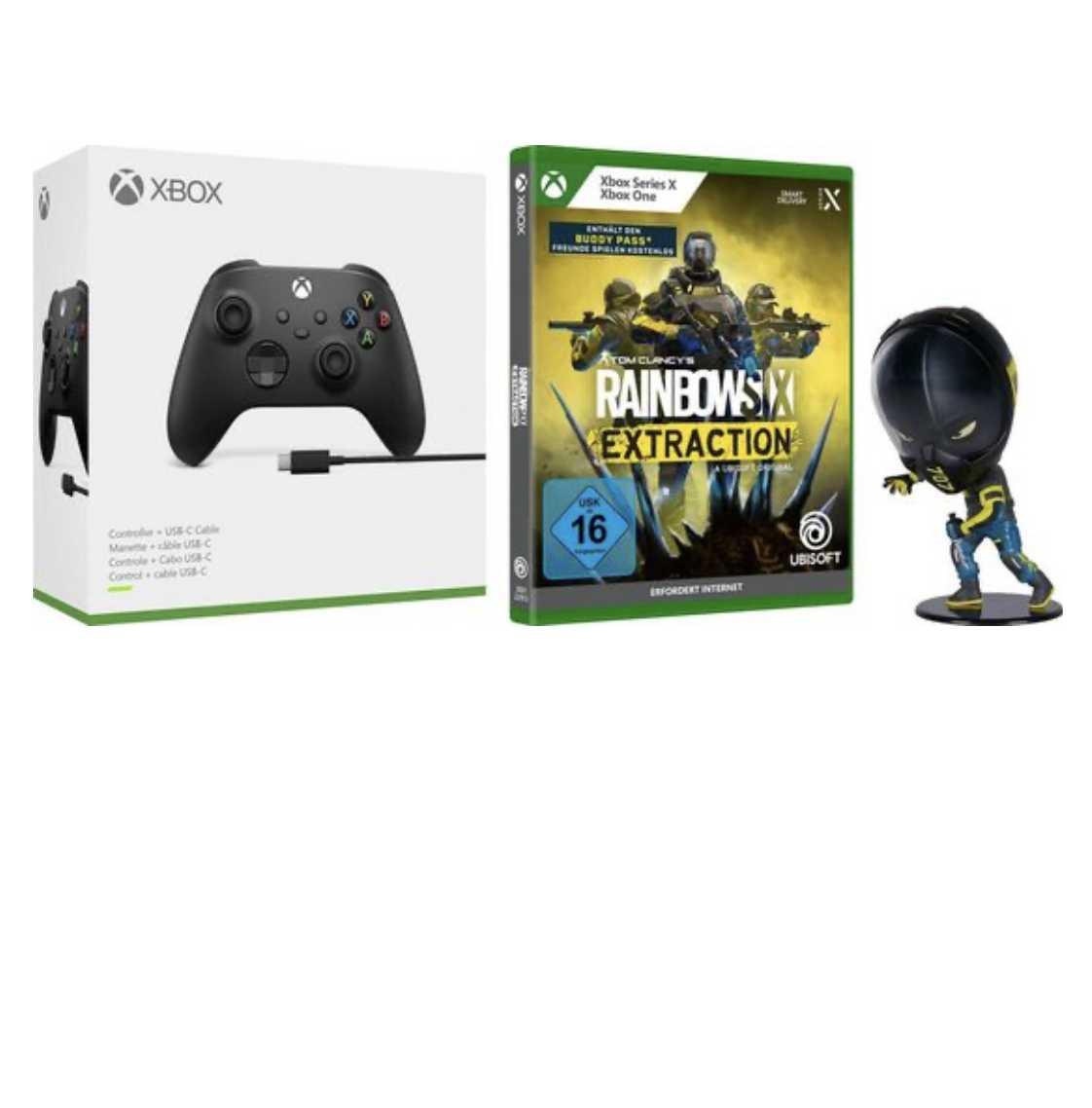 Xbox XS Controller + Rainbow Vigil ab Extraction + Six Figur Xbox-Controller 54,99€