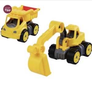 Big Power Worker - Mini Bagger und Kipper ab 10.99€ (statt 22€)