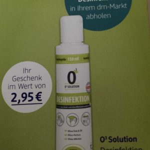 Produktrückruf!!! Desinfektion Gratis durch Coupon im dm-Prospekt