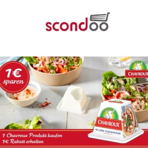 Chavroux Frischkäse für 0,99€ bei Lidl dank 1€ Cashback von Scondoo