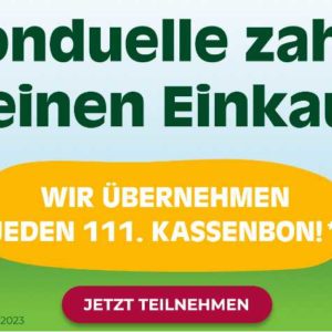 Bonduelle zahlt deinen Einkauf bis 75€ - jeder 111. Kassenbon wird erstattet