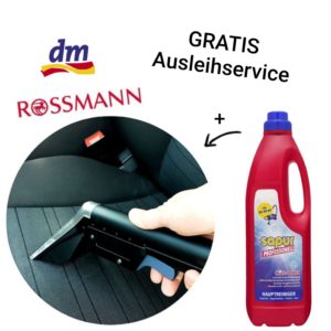 🧼 Gratis: Teppichreinigungsgerät leihen beim Kauf eines Konzentrats (dm // Rossmann )