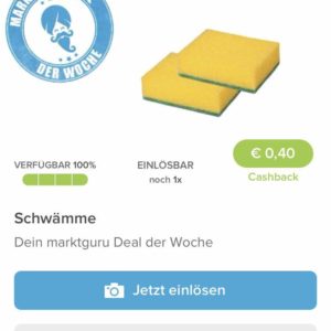 Marktguru Deal der Woche Schwämme