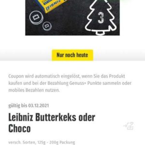 Edeka Südwest – Gratis „EDEKA Butterkeks"