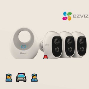 Ezviz-Sicherheitssystem:  Basisstation »W2D« &#043; 3 Kameras »C3A« für 205,90€ (statt 341€)