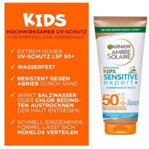 Garnier Sonnenschutzmilch mit LSF 50+ für Kinder - 175 ml