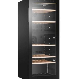 Haier Weinklimaschrank HWS79GDG | 399€ statt 599€ | bis zu 79 Flaschen | 2 Zonen | Anti-UV-Glastür | Feuchtigkeitsregulierung | Vibrationsarmer Kompressor