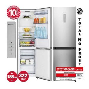 Kühl/Gefrierkombination Hisense RB400N4BC3 NoFrost, 322l, EEK: D für 399,00 € (statt 533,95 €).