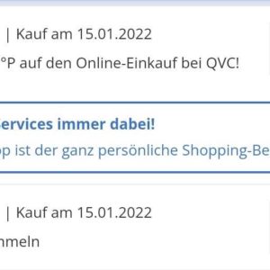 QVC Neukunde 900P via Payback (&#043; QVC 10€ Rabatt)