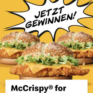 McDonald's McCrispy Burger gratis (App)