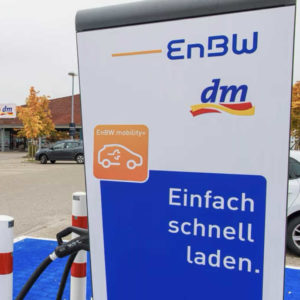 Gratis E-Auto laden bei DM ENBW Säulen am 10.10.23